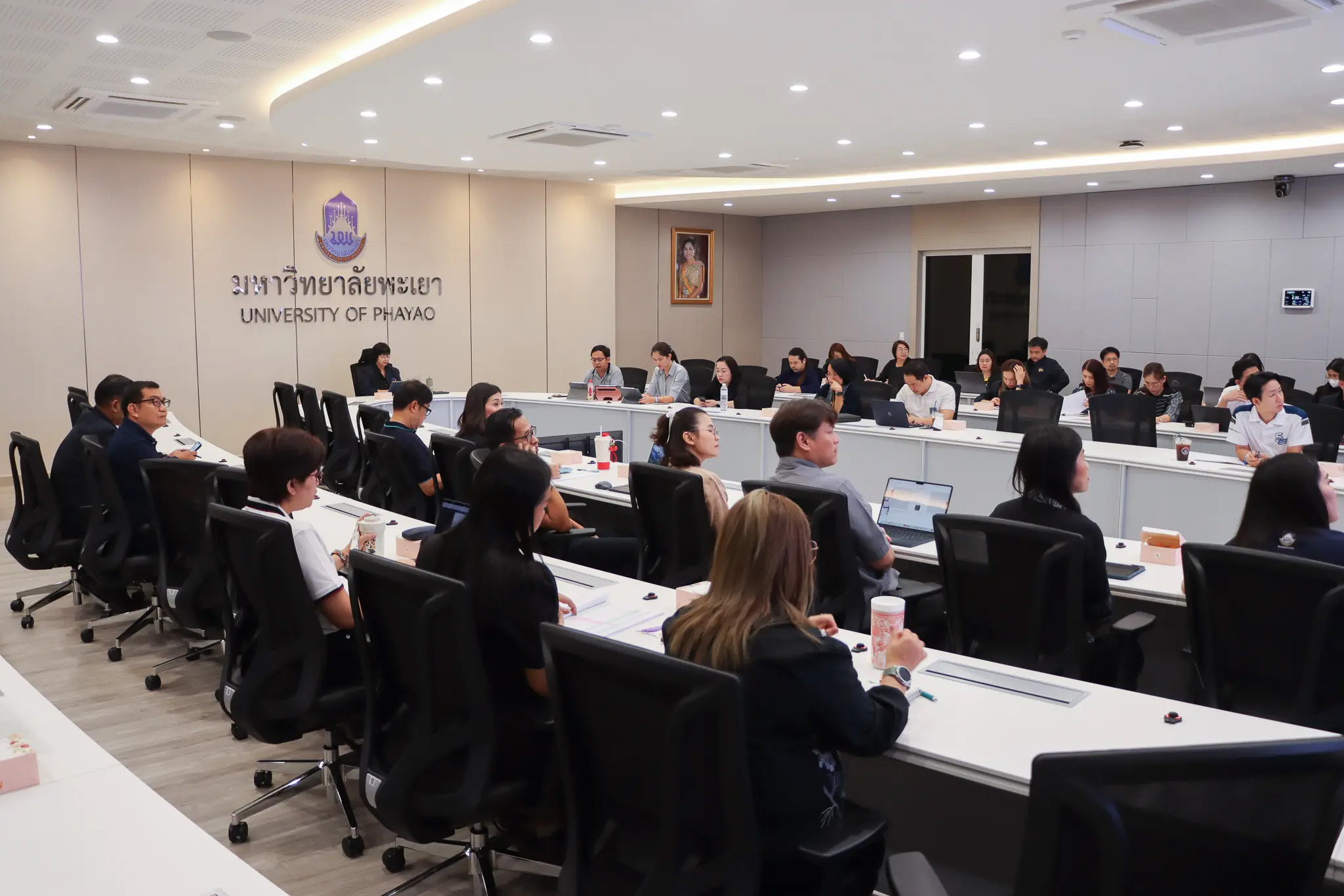โรงเรียนสาธิตมหาวิทยาลัยพะเยา เข้าร่วมประชุมคณะทำงานด้านคุณธรรมและความโปร่งใส มหาวิทยาลัยพะเยา ครั้งที่ 3 (1/2569) ณ ห้องประชุมบวร รัตนประสิทธิ์ ชั้น 3 อาคารสำนักงานอธิการบดี มหาวิทยาลัยพะเยา